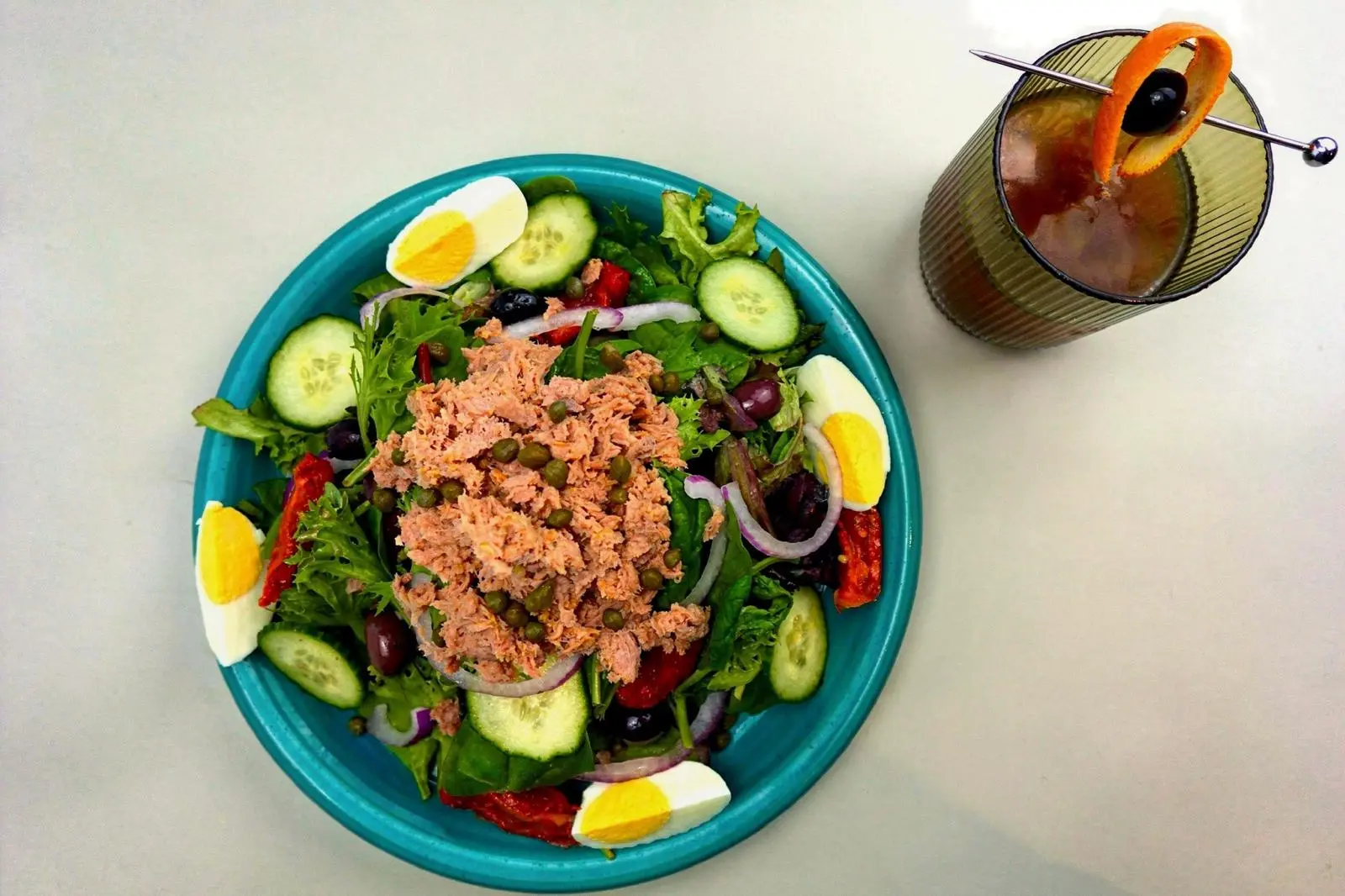Nicoise salad at Cafe Raymond